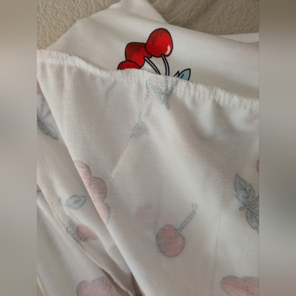 NWOT Cherry-print Hoodie - Picture 6 of 9